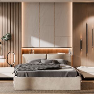 Ванесса 4 двоспальне м'яке ліжко від фабрики Світ Меблів Україна