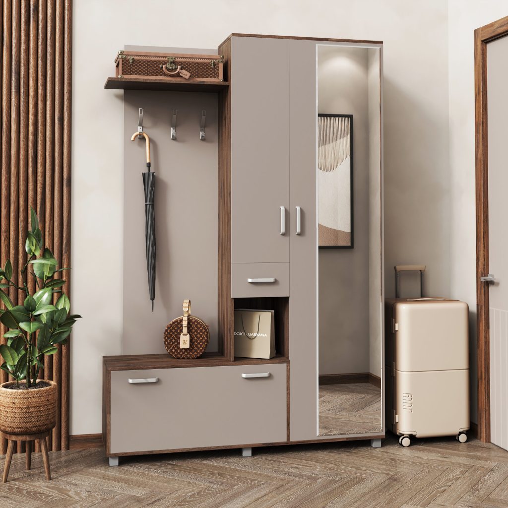 Реприза дуб ліворно/тоффі сучасний передпокій від фабрики Світ Меблів Україна