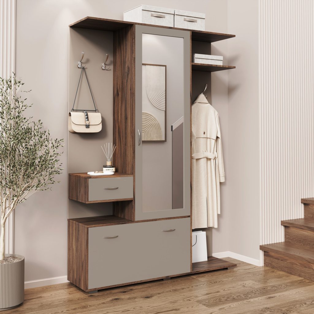 Грета дуб ліворно/тоффі сучасний передпокій від фабрики Світ Меблів Україна