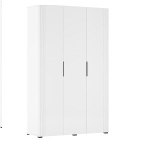 Амелія біла глянцева шафа тридверна МДФ від фабрики Світ Меблів Україна