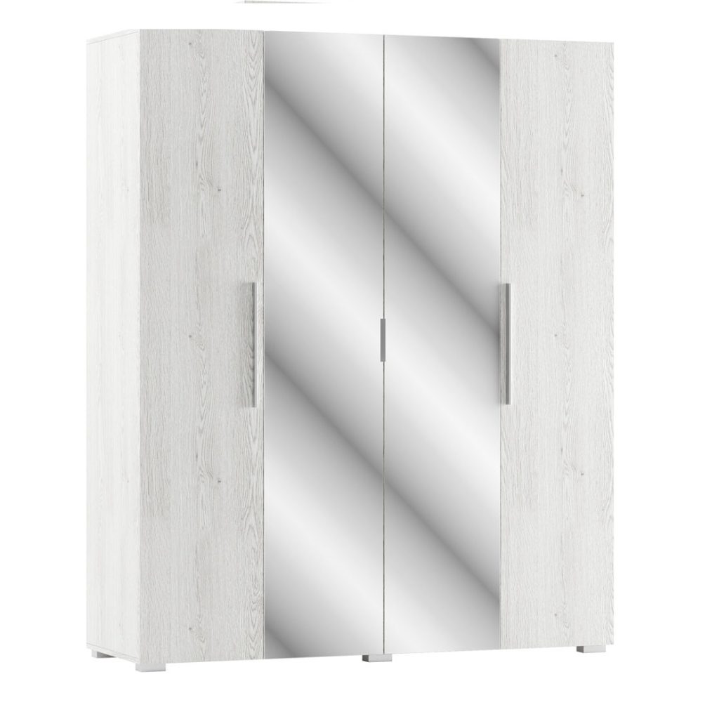 Ромбо 4Д-дз сучасна чотиридверна шафа з дзеркалами від Світ Меблів Україна