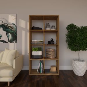 Кубіка 2 дуб білий стелаж для кімнати від фабрики Світ Меблів Україна