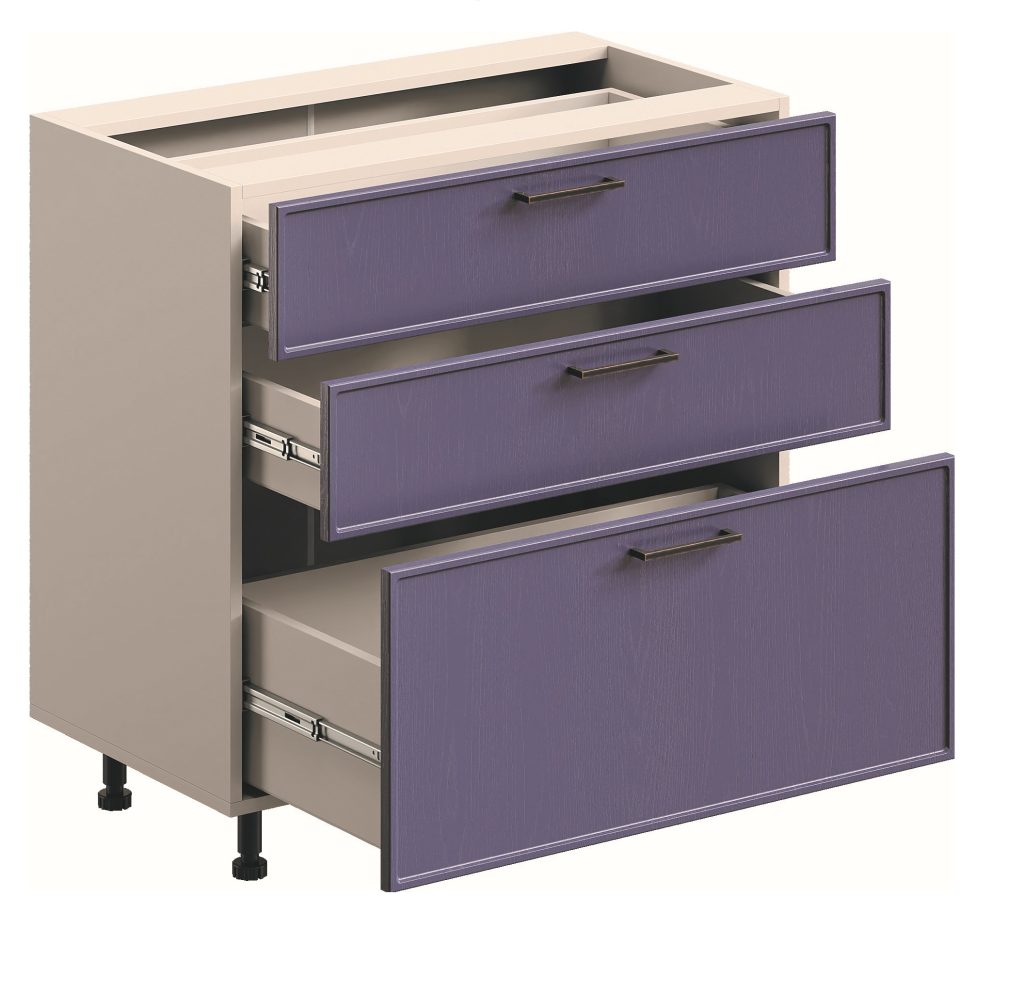 Аріель 60/820 Ш 2+1 роликові направляючі нижній модуль