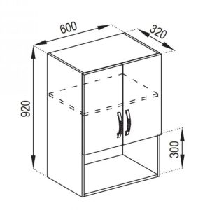 Б'янка 60/920 під мікрохвильову піч верхній модуль