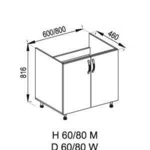 Б'янка 80/820 мийка нижній модуль