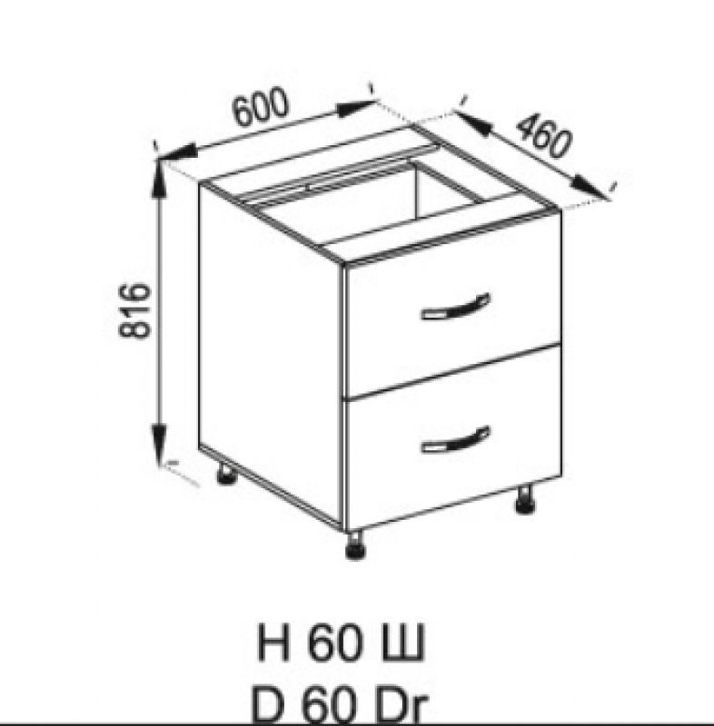 Б'янка Ш+ВШ 60/820 прихованого монтажу модуль