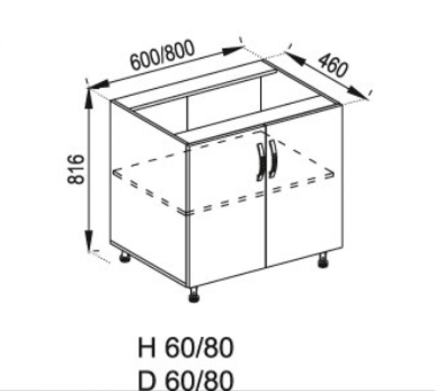 Б'янка 80/820 нижній модуль