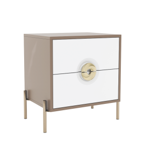 Фіруоза тумба приліжкова з фарбованими фасадами від фабрики Світ Меблів Україна