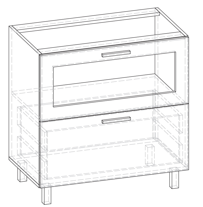 Імперія 80/820 2Ш нижній модуль