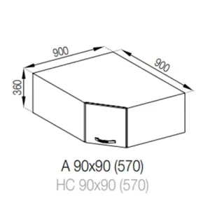 Б'янка А/60/60/570 верхній модуль