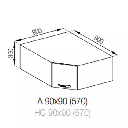 Б'янка А/60/60 верхній модуль