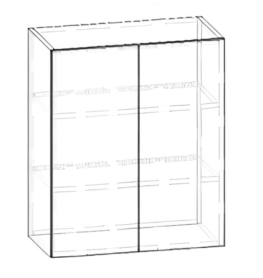 Грета 60 вітрина верхній модуль