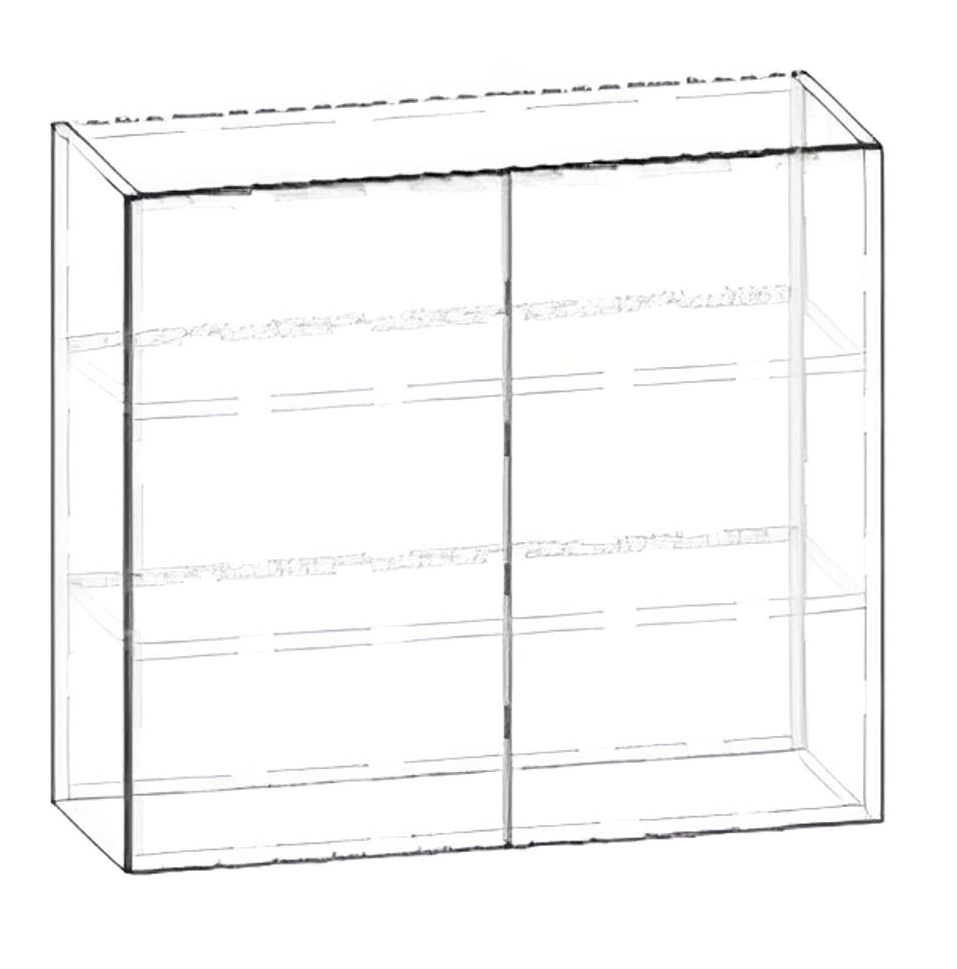 Грета 80 вітрина верхній модуль