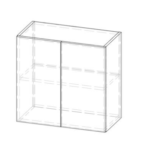 Катрін 60 верхній кухонний модуль