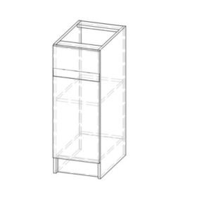 Гамма 30 МДФ матовий нижній модуль