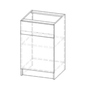 Гамма 40 МДФ матовий нижній модуль