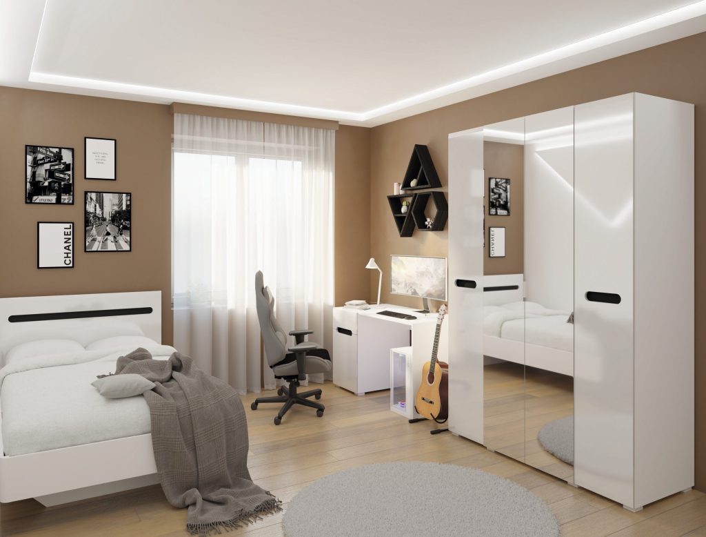 Б'янко сучасні меблі для спальні від фабрики Світ Меблів Україна