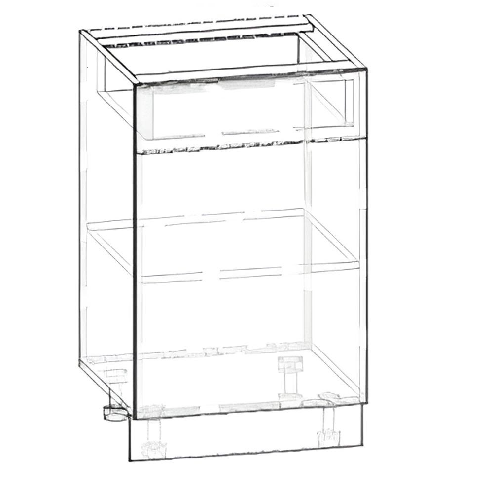 Грета 50 шухляда/двері нижній модуль