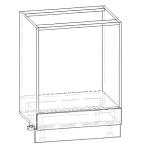 Катрін 60 духовка кухонний модуль