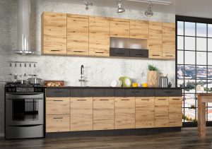 Грета грената/антрацит сучасна бюджетна кухня від Мебель-Сервіс Україна