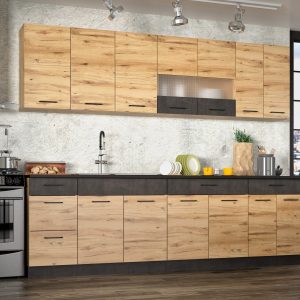 Грета грената/антрацит сучасна бюджетна кухня від Мебель-Сервіс Україна