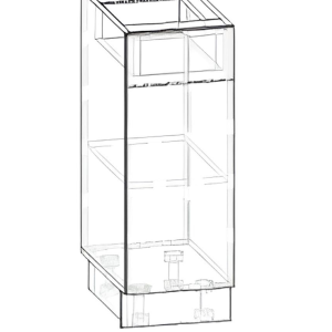 Грета 40 двері/шухляда нижній модуль