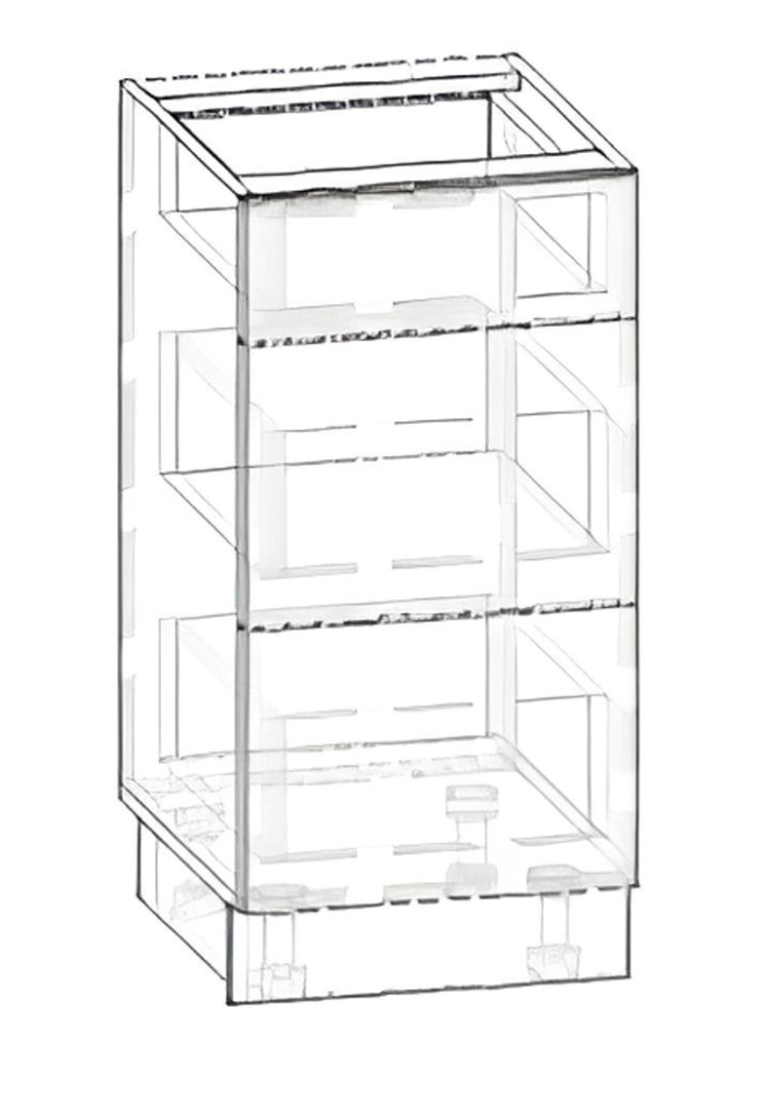 Грета 40 шухляди нижній модуль