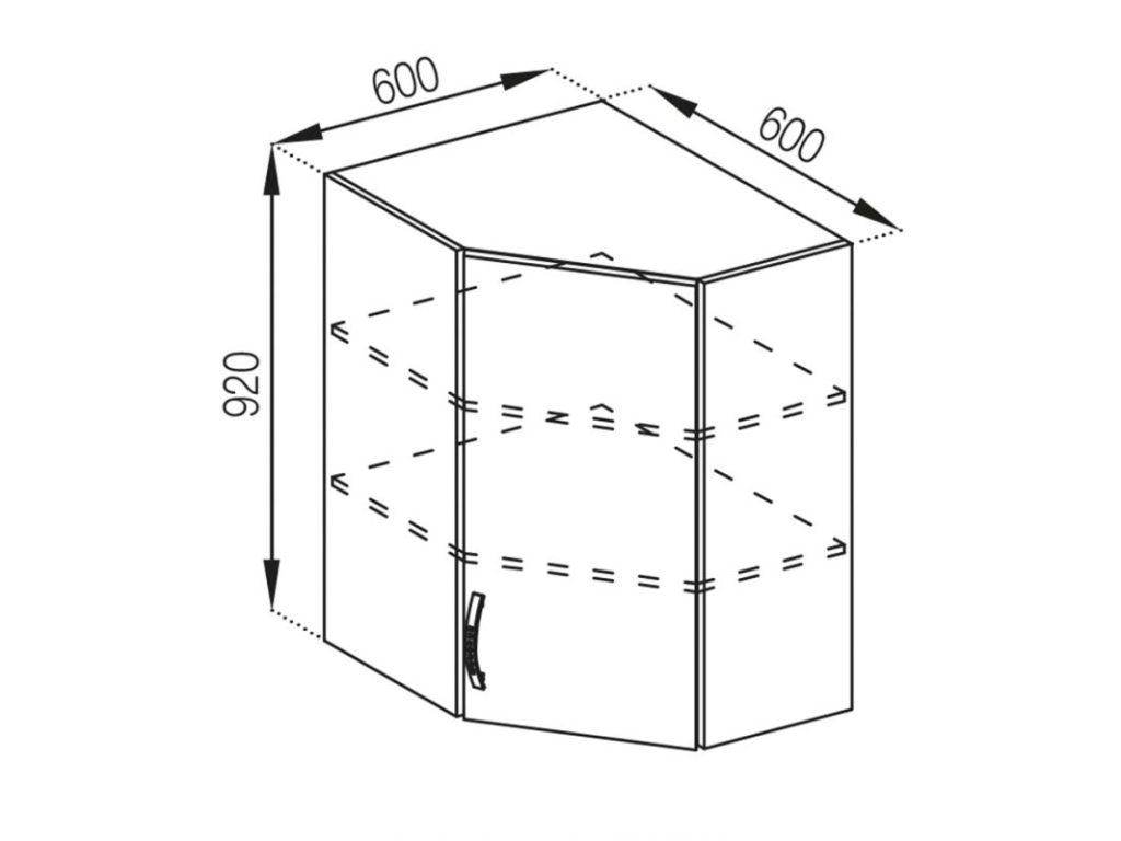 Б'янка 60/60/920 верхній модуль