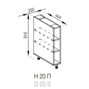 Б'янка 20/820 нижній модуль