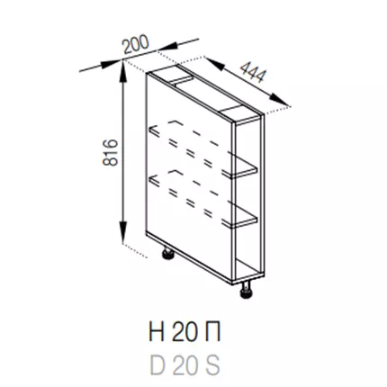 Б'янка 20/820 нижній модуль