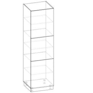 Гамма Пенал 600 духовка нижній модуль