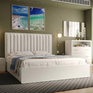 Глорія двоспальне ліжко з підйомним механізмом та масиву дерева від виробника ARBOR DREV