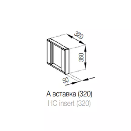 Б'янка А/320 вставка верхній модуль