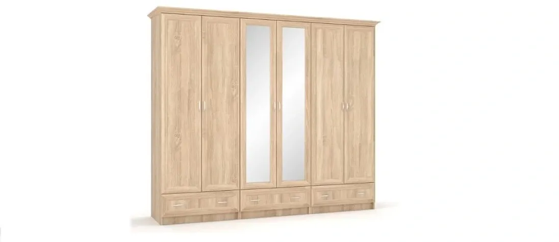 Шафи шестидверні — інтерʼєрне фото