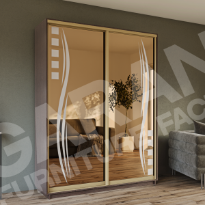 ШК-Д/ДБ-100 дводверна шафа-купе комбінована від Гарант