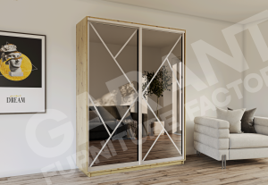 ШК-Г/ХМ-100 дводверна шафа-купе комбінована від Гарант