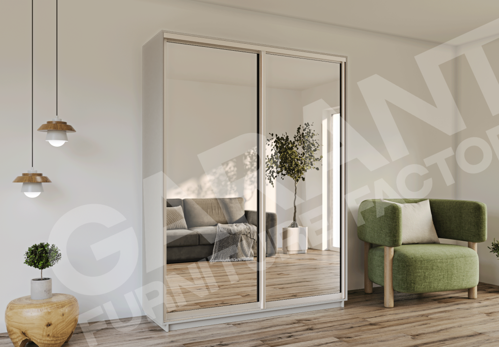 ШК-Д/ДЗМ-100 дводверна шафа-купе комбінована від Гарант